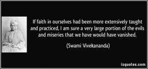 ... large portion of the evils and miseries that we have would have