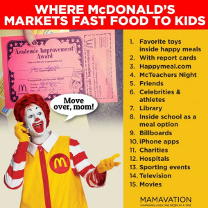 How McDonalds advertizes to children #Momsnotlovinit #shiftcon # ...