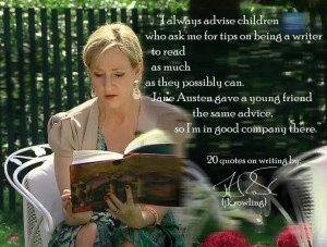 JK ROWLING’S 20 QUOTES ON WRITING @Aubrianne Bell You'll love this ...