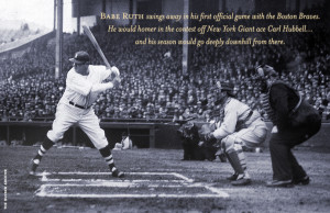 Babe Ruth Performs One...