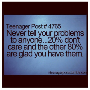 ... rather work to find out your problems or just make them up for you