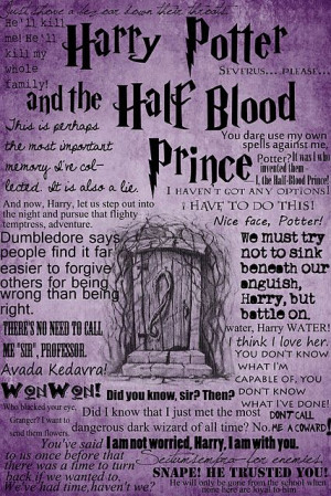... Half Blood Prince.... Need to re-read ASAP, (for the fourth time haha