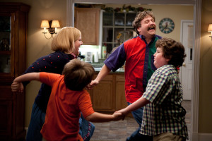 Zach Galifianakis plays Marty Huggins, a “family man” with about ...