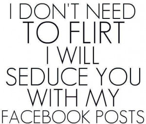 Facebook flirting