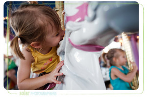Little Girl Kissing...
