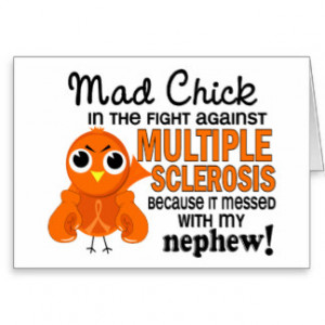 Mad Chick 2 Nephew Multiple Sclerosis MS Cards