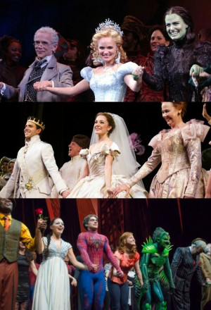 Broadway curtain calls pt. 1 (Wicked, Rodgers and Hammerstein's ...