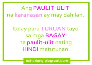 Tagalog Quotes Patama Sa Ex Sa mga bagay na paulit ulit