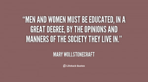 Educated Women Quotes