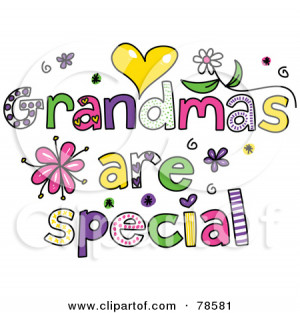 Royalty-Free (RF) Clipart Illustration of Colorful Grandmas Are ...