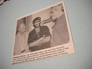 Mose Allison Hank Crawford and Joel Dorn 1993 INDUSTRY ONLY picture