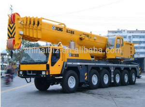 ton mobile crane truck terrain