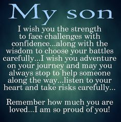 Quotes About Son Leaving Home. QuotesGram