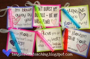 Tangled with Teaching: Bubbly Valentines {Freebie!}