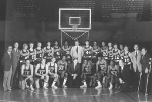 The 1972-73 Tiger Basketball team