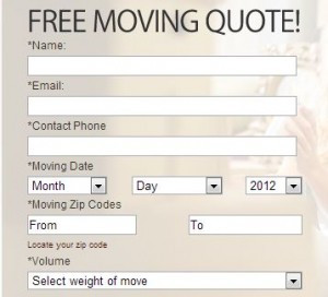 Any type of instant moving estimate is supported by Your Moving Quote