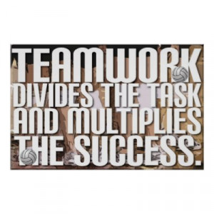 Team work multiplies success