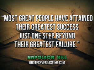 Failure Quotes By Famous People Most great people have