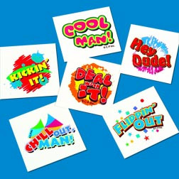 SOLD OUT - TATTOOS COOL SAYINGS