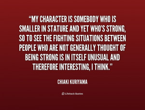 Strong Character Quotes