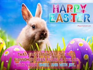 Happy Easter Sayings Happy easter it is the hour to