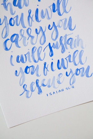 Two Brush Watercolor Quotes