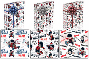 Dennis the Menace Persoanlised Giftwrap Designs