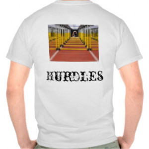 Hurdles Track and Field T-shirts