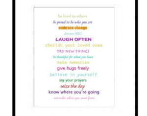 ... Featuring Inspirational Quotes and Sayings - Colorful, Happy, Bright