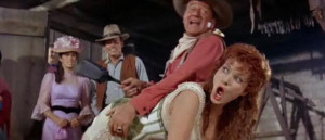 As McLintock and Katherine continue to argue about their divorce and ...