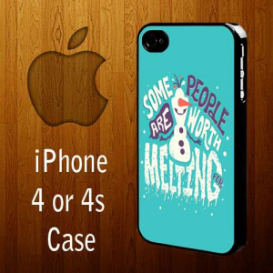 Ownza - B-1151 Disney Frozen Olaf Frozen Collage Quotes Iphone 4 or 4s ...