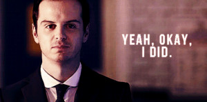 collection of Moriarty/Andrew Scott reaction gifs