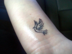 tumblr.com#dove #tattoo #wrist tattoo