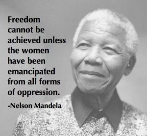 Emancipate women from oppression!