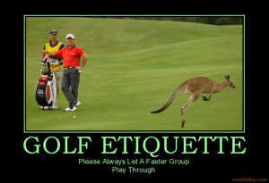 SportsChump talks golf etiquette, Vol. 1: Playing Through