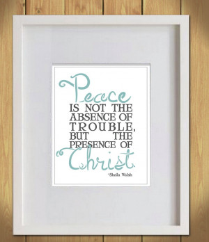 Inspirational Quote-Sheila Walsh Quote-Christian Inspiration-Peace ...
