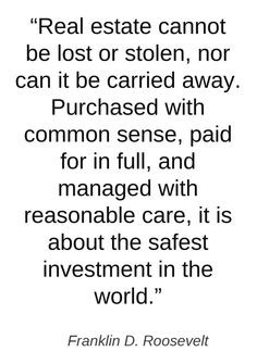 ... experts real estate quote more sound investment real estates quotes