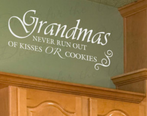 Grandma Never Run Out Kisses Grandma Grandkid Grandchildren Family ...
