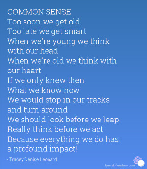 Because everything we do has a profound impact!