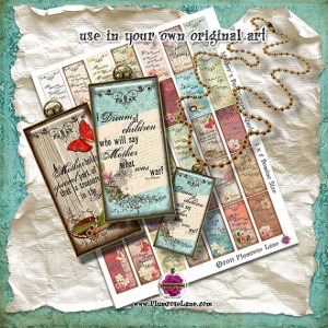 ... Day Verses and Quotes - set of 35 1 x 2 inch Domino - Instant Download