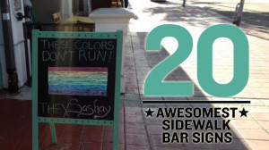 The 20 Awesomest Chalkboard Bar Signs – Alcohol and Art WTF