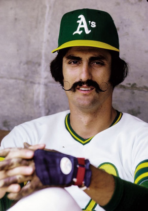Rollie Fingers, formerly of the Oakland A's.