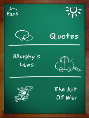 Quotes, Murphy's Laws And Art Of War Hd App - Quotes, Murphy's Laws ...