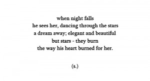 she walks in starlight in another world | via Tumblr