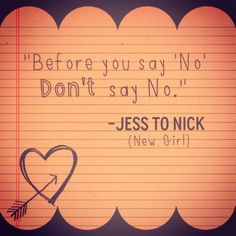 ... New Girl - Nick and Jess - 