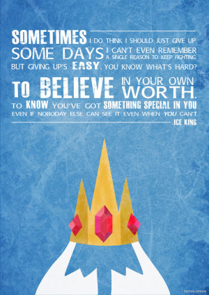 Ice King Quote Poster by JC-790514
