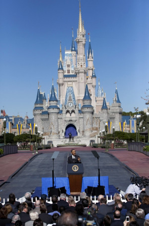 President Obama talks tourism at Walt Disney World
