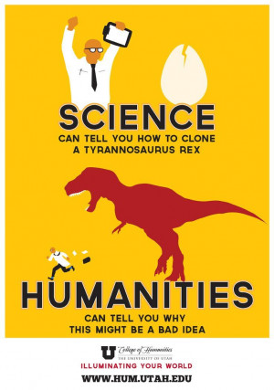 We love both Science and Humanities, but sadly the Humanities are ...