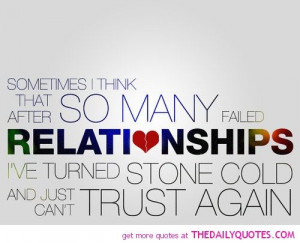 Failed Relationships