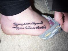 atmosphere lyrics tattoo | Lyrics Tattoos For Girls